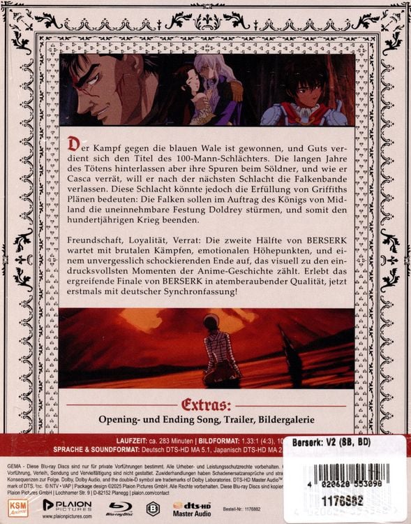 Produktbild: Berserk - Volume 2 ( Episode 14-25) Limitiertes Steelbook [2 BRs]