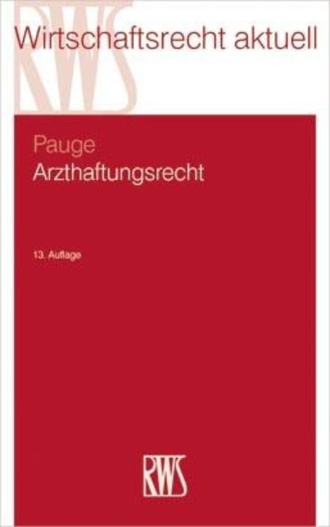 Produktbild: Arzthaftungsrecht