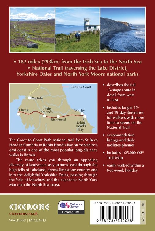 Produktbild: Walking the Coast to Coast Path