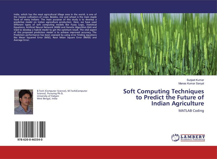 Produktbild: Soft Computing Techniques to Predict the Future of Indian Agriculture
