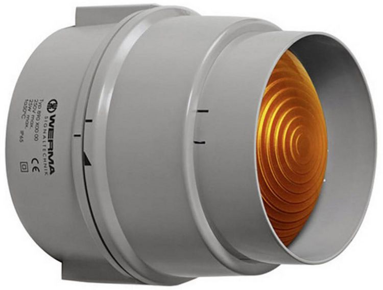Produktbild: Werma Signaltechnik Signalleuchte 890.300.00 890.300.00 Gelb Dauerlicht 12 V/AC, 12 V/DC, 24 V/AC, 24 V/DC, 48 V/AC, 48 V/DC, 110 V/AC, 230 V/AC