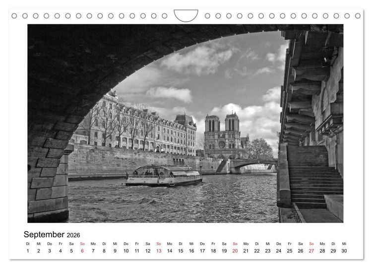 Produktbild: Paris vive la m&eacute;tropole (Wandkalender 2026 DIN A4 quer), CALVENDO Monatskalender