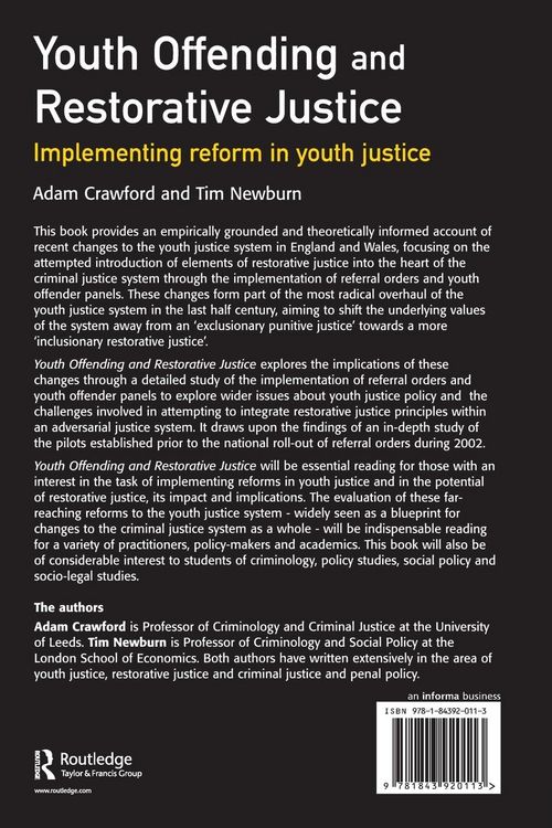 Produktbild: Youth Offending and Restorative Justice