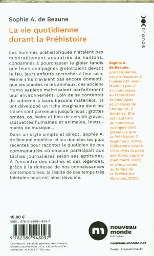 Produktbild: La vie quotidienne durant la pr&eacute;histoire