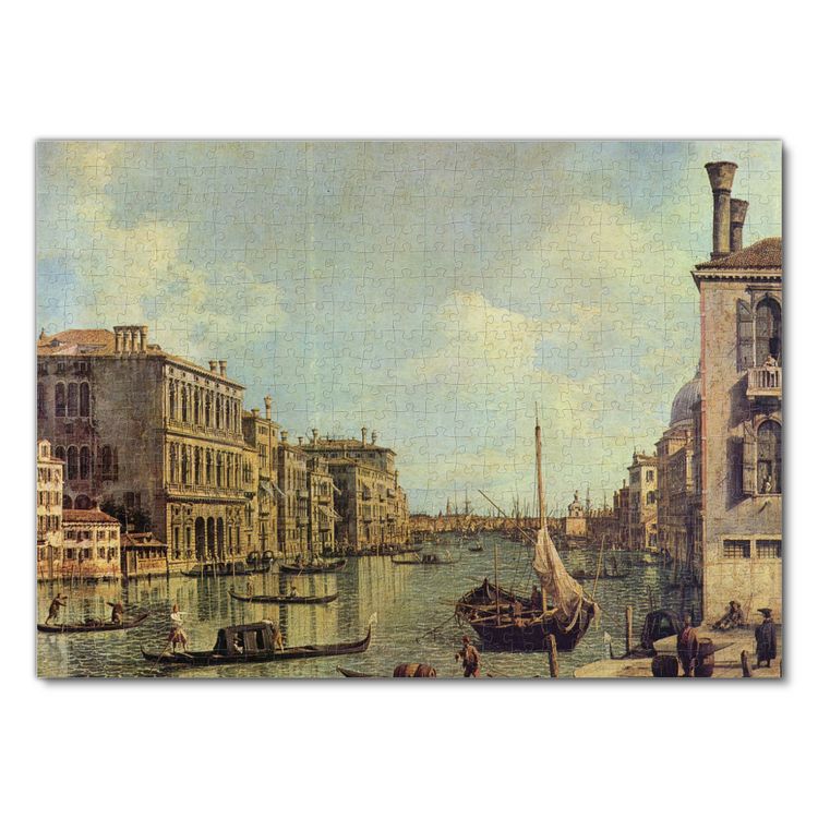 Produktbild: Lais Puzzle Canaletto (II) - Veduta del Canale Grande in Richtung auf den Hafen von San Marco 500 Teile