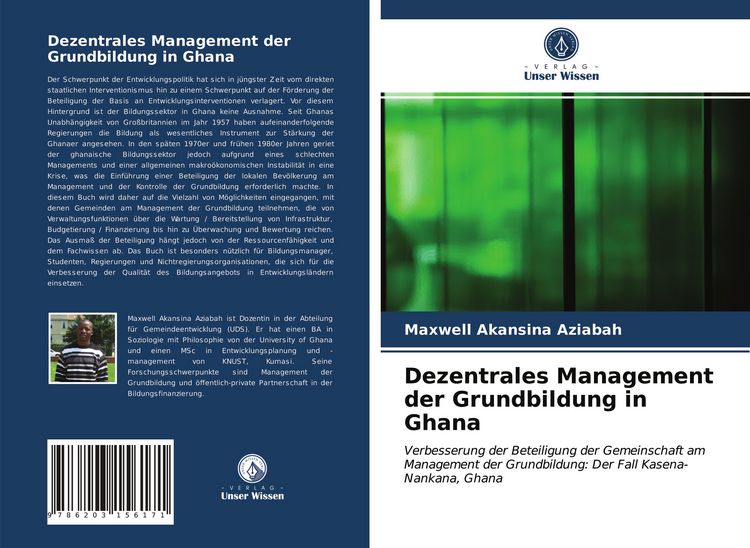 Produktbild: Dezentrales Management der Grundbildung in Ghana