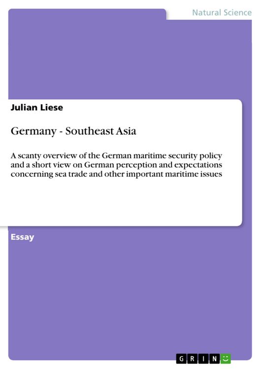 Produktbild: Germany - Southeast Asia