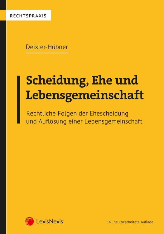 Produktbild: Scheidung, Ehe und Lebensgemeinschaft