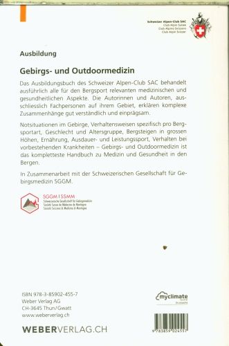 Produktbild: Gebirgs &ndash;und Outdoormedizin