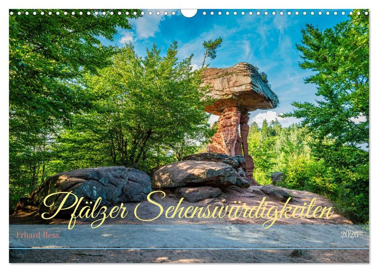 Produktbild: Pf&auml;lzer Sehensw&uuml;rdigkeiten (Wandkalender 2026 DIN A3 quer), CALVENDO Monatskalender