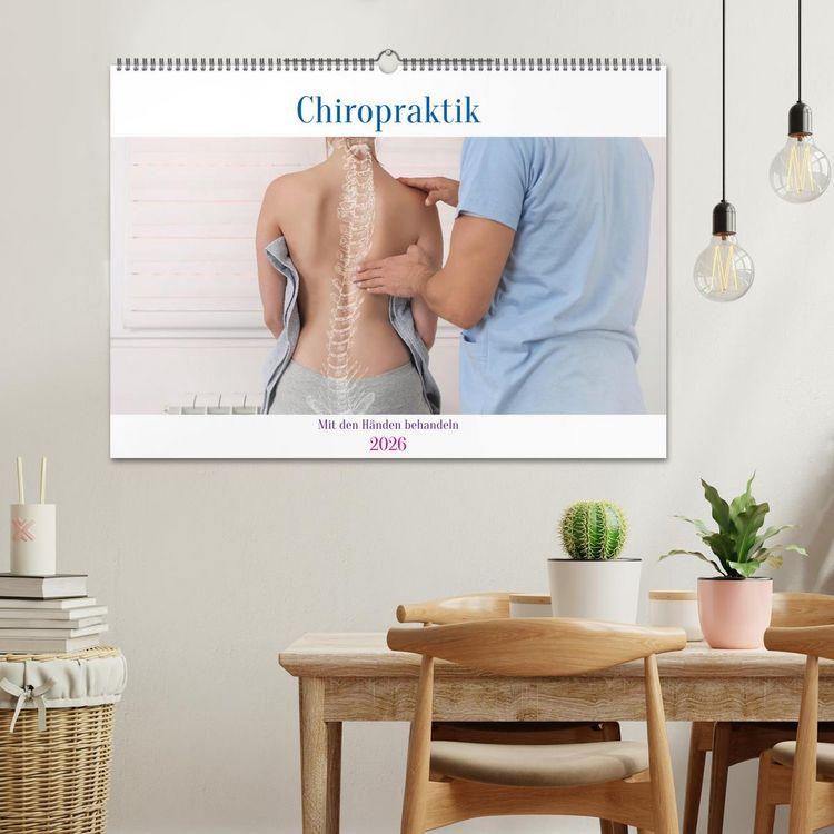 Produktbild: Chiropraktik - mit den H&auml;nden behandeln (Wandkalender 2026 DIN A2 quer), CALVENDO Monatskalender
