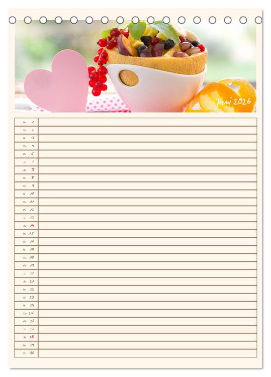 Produktbild: Guten Appetit (Tischkalender 2026 DIN A5 hoch), CALVENDO Monatskalender
