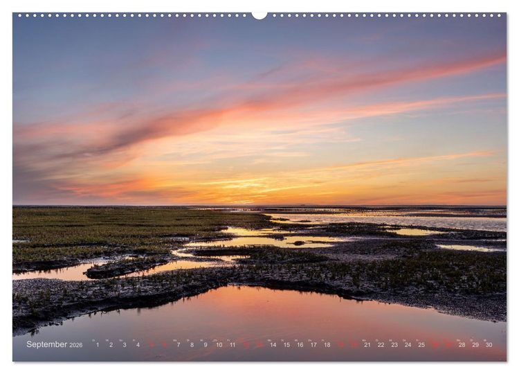 Produktbild: Wundersch&ouml;nes Eiderstedt (Wandkalender 2026 DIN A2 quer), CALVENDO Monatskalender
