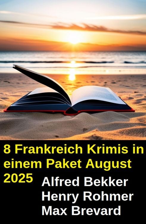 Produktbild: 8 Frankreich Krimis in einem Paket August 2025
