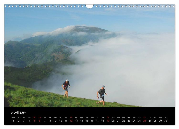 Produktbild: Trail Running De l'Envie &agrave; la Passion (Calendrier mural 2026 DIN A3 vertical), CALVENDO calendrier mensuel