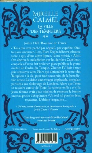 Produktbild: La fille des Templiers. Tome 2