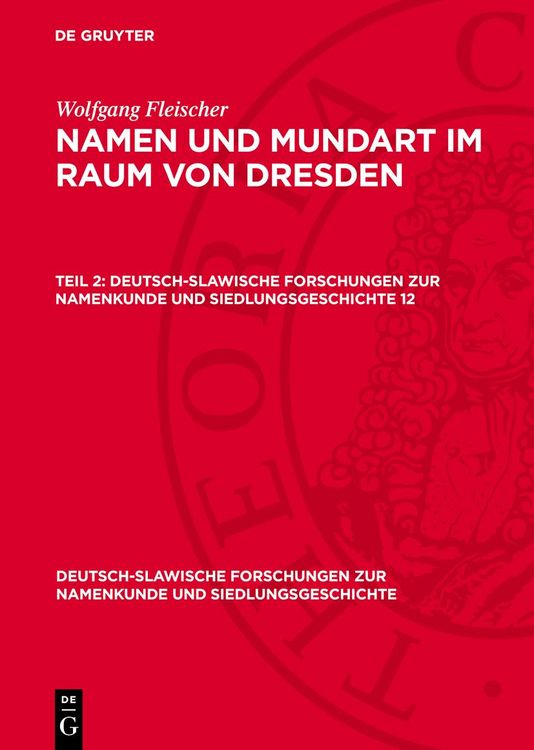 Produktbild: Namen und Mundart im Raum von Dresden. Teil 2