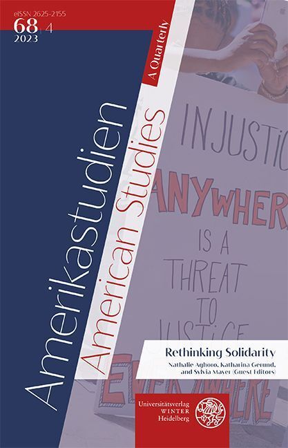Produktbild: Amerikastudien / American Studies. A Quarterly. Vol. 68:4 (2023)