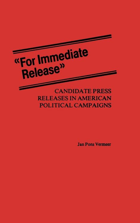 Produktbild: For Immediate Release