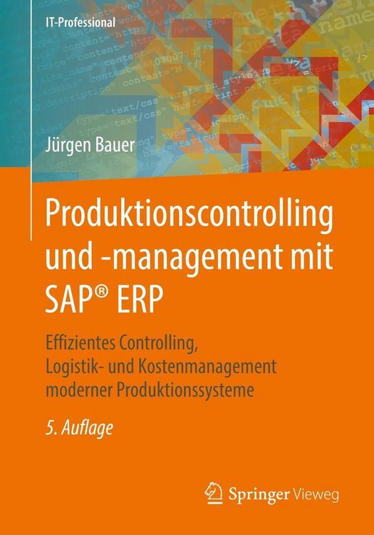 Produktbild: Produktionscontrolling und -management mit SAP&reg; ERP