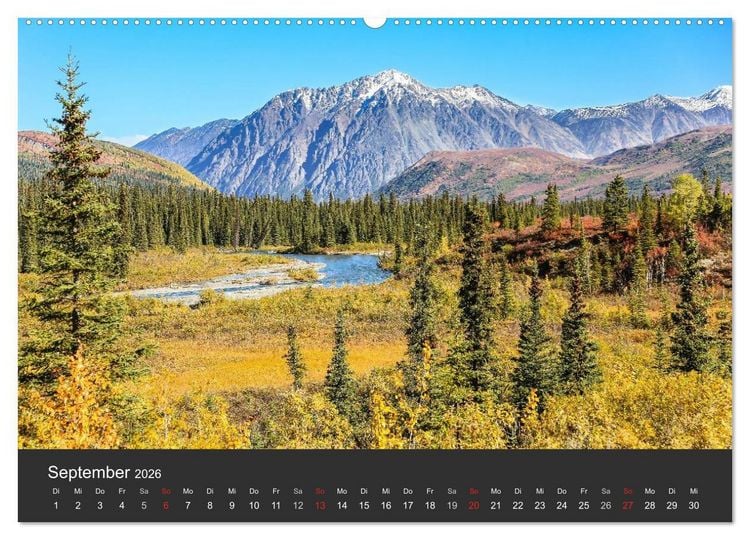 Produktbild: Alaska 2026 - faszinierend anders (hochwertiger Premium Wandkalender 2026 DIN A2 quer), Kunstdruck in Hochglanz