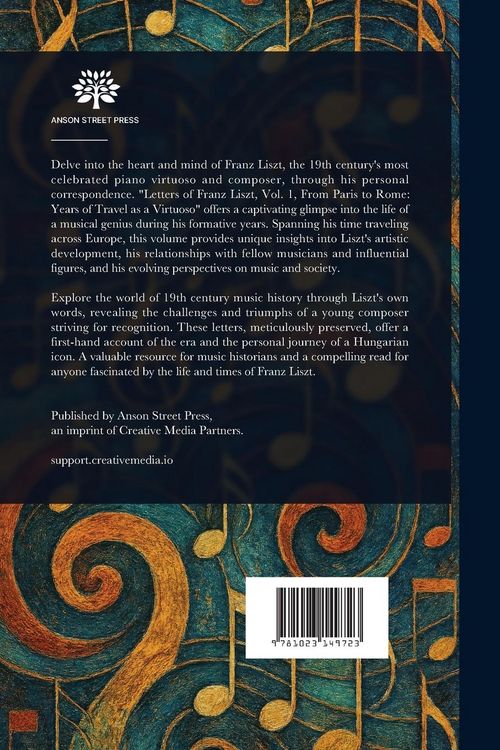 Produktbild: Letters of Franz Liszt