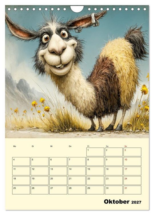 Produktbild: Lama la Vida. Lama-Momente zwischen Humor und Charakter (Wandkalender 2027 DIN A4 hoch), CALVENDO Monatskalender