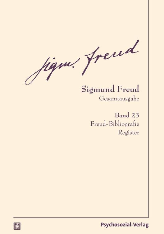 Bild vom Artikel Gesamtausgabe (SFG), Band 23 vom Autor Sigmund Freud