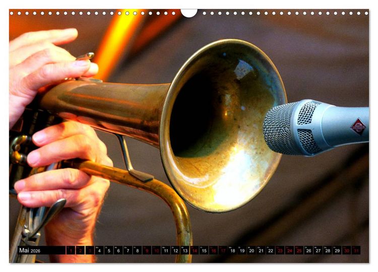 Produktbild: Jazz pur (Wandkalender 2026 DIN A3 quer), CALVENDO Monatskalender