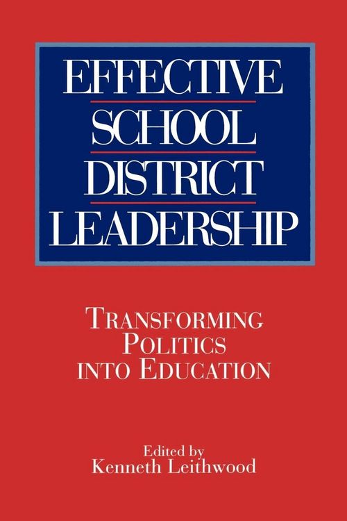 Produktbild: Effective School District Leadership