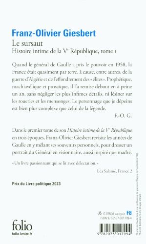 Produktbild: Histoire intime de la Ve R&eacute;publique Tome 1