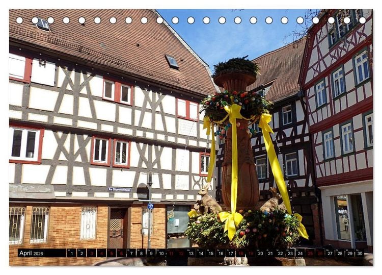 Produktbild: Sehenswertes Bensheim an der Bergstra&szlig;e (Tischkalender 2026 DIN A5 quer), CALVENDO Monatskalender