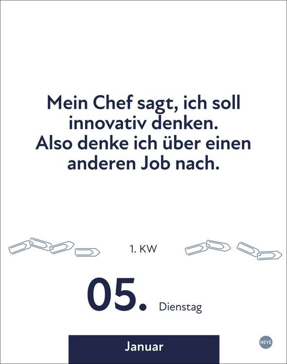 Produktbild: Die besten Spr&uuml;che f&uuml;r lange B&uuml;rotage Tagesabrei&szlig;kalender 2027