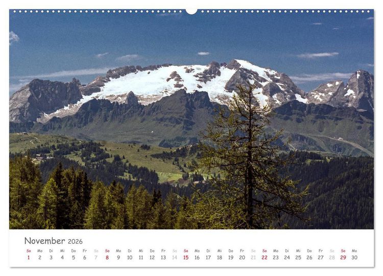 Produktbild: S&uuml;dtirol - Land der Berge und Seen (Wandkalender 2026 DIN A2 quer), CALVENDO Monatskalender