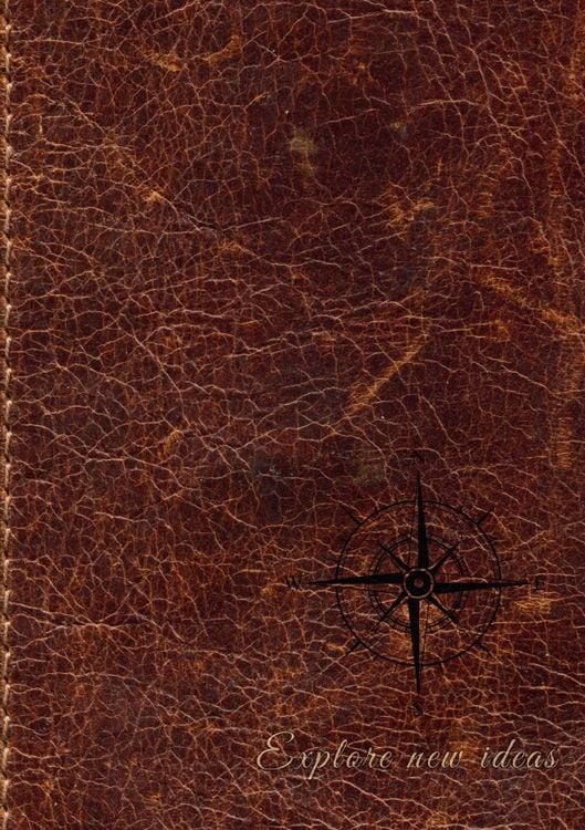 Produktbild: Notizheft Lederoptik Veganes Notizbuch Lederlook Journal Tagebuch Geschenkbuch Journal Tagesbuch Geschenkidee Vegetarier Veganer