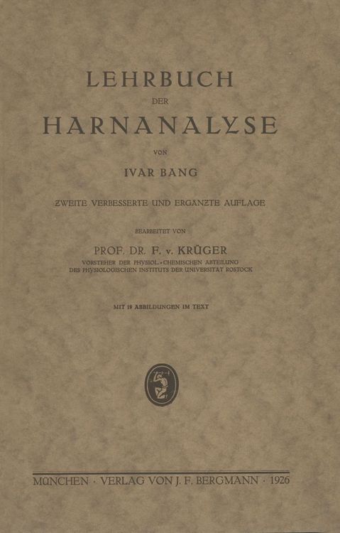 Produktbild: Lehrbuch der Harnanalyse