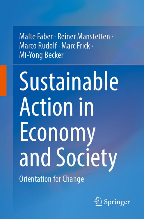 Produktbild: Sustainable Action in Economy and Society