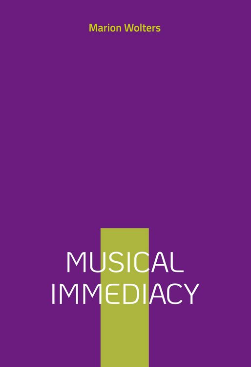 Produktbild: Musical Immediacy