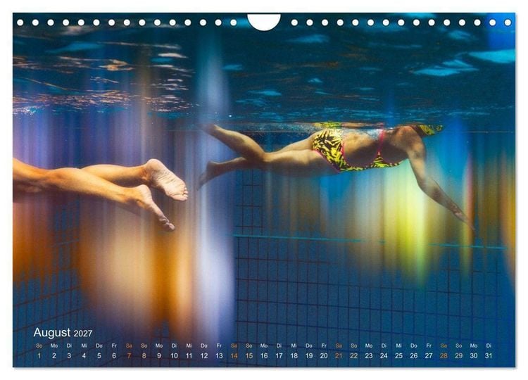 Produktbild: SCHWIMMGL&Uuml;CK (Wandkalender 2027 DIN A4 quer), CALVENDO Monatskalender