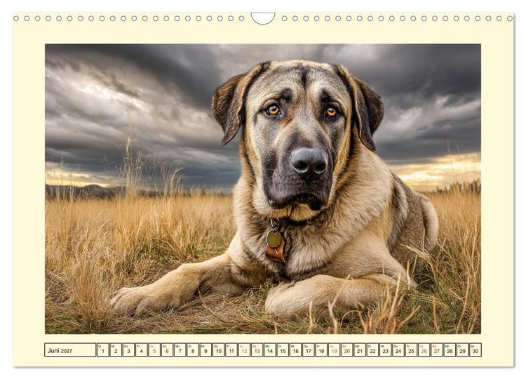 Produktbild: Kangal - Besch&uuml;tzer der Herde. Starke, selbstst&auml;ndige und furchtlose Hunde (Wandkalender 2027 DIN A3 quer), CALVENDO Monatskalender