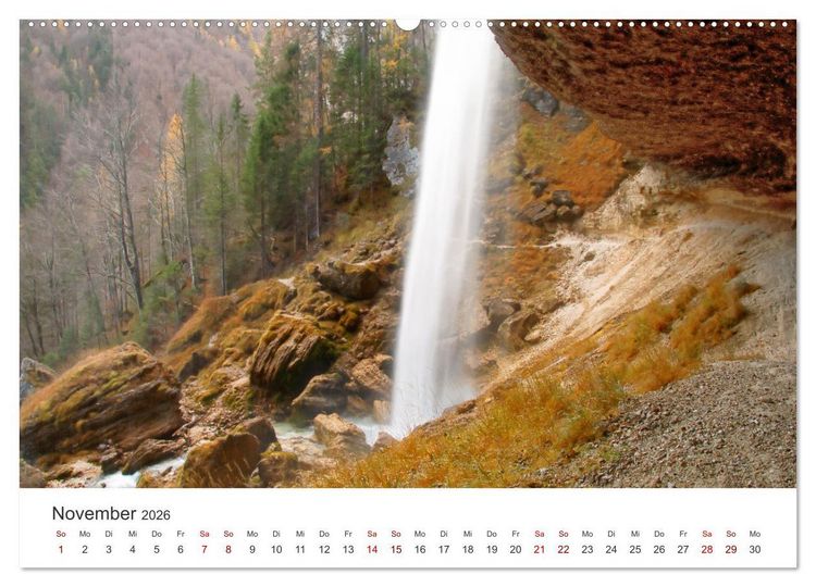 Produktbild: Wasser bewegt - Wasserf&auml;lle und Stromschnellen (hochwertiger Premium Wandkalender 2026 DIN A2 quer), Kunstdruck in Hochglanz