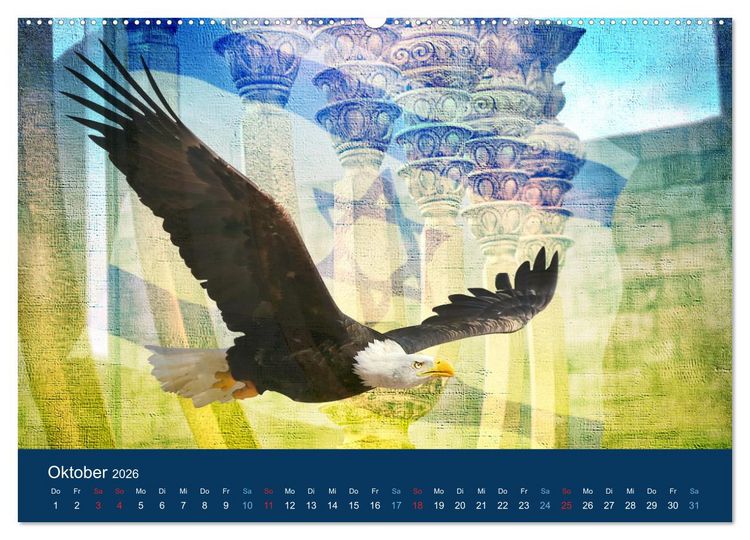 Produktbild: Geliebtes Jerusalem (Wandkalender 2026 DIN A2 quer), CALVENDO Monatskalender