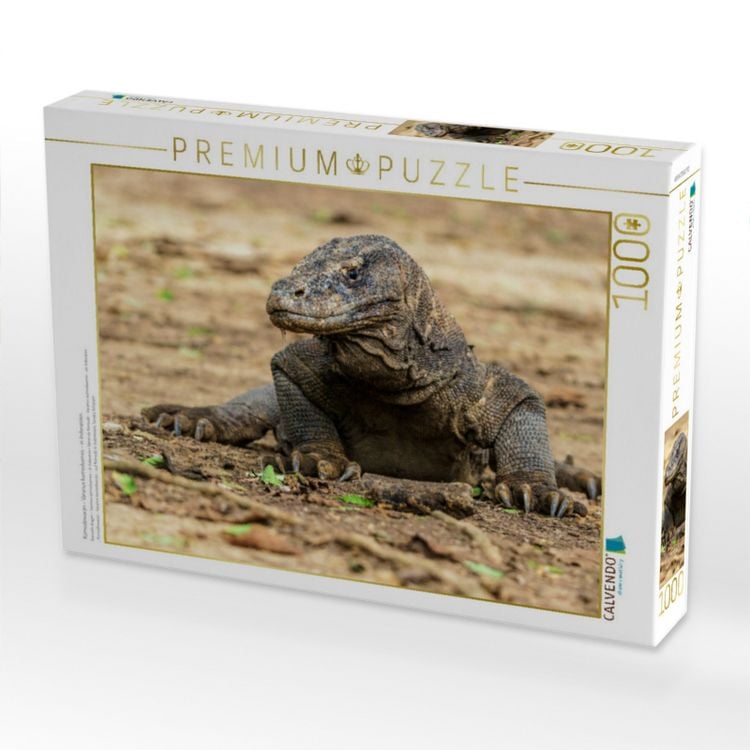 Produktbild: CALVENDO Puzzle Komodowaran - Varanus komodoensis - in Indonesien | 1000 Teile Lege-Gr&ouml;&szlig;e 64x48cm Foto-Puzzle f&uuml;r gl&uuml;ckliche Stunden