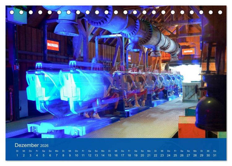 Produktbild: Abenteuer Achterbahn (Tischkalender 2026 DIN A5 quer), CALVENDO Monatskalender
