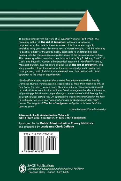 Produktbild: The Art of Judgment