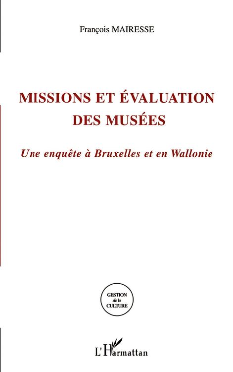 Produktbild: Missions et &eacute;valuations des mus&eacute;es