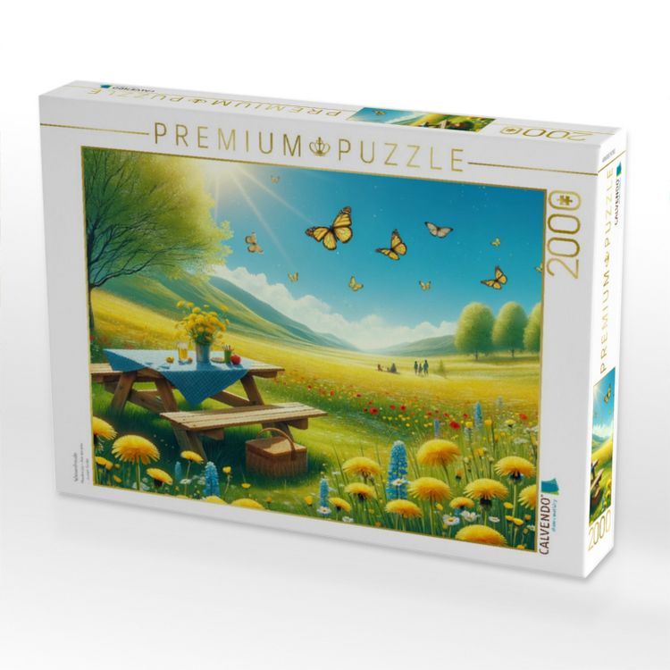 Produktbild: CALVENDO Puzzle Wiesenfreude | 2000 Teile Lege-Gr&ouml;&szlig;e 90x67cm Foto-Puzzle f&uuml;r gl&uuml;ckliche Stunden