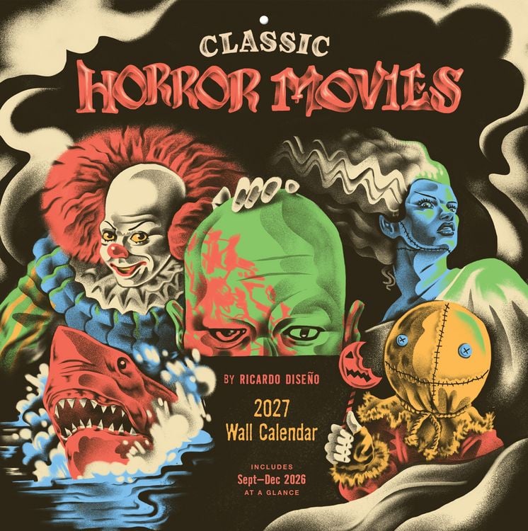 Produktbild: Classic Horror Movies 2027 Wall Calendar