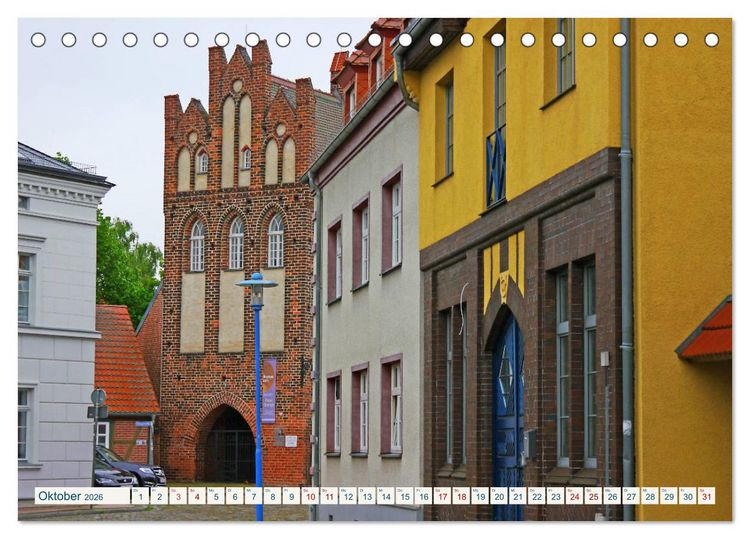 Produktbild: Wittenberge an der Elbe (Tischkalender 2026 DIN A5 quer), CALVENDO Monatskalender