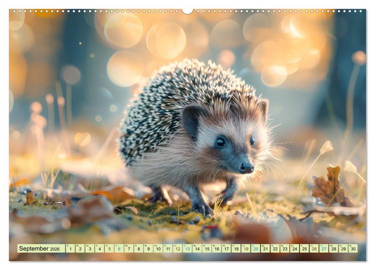 Produktbild: Eine Welt entz&uuml;ckend kleiner Tierchen (hochwertiger Premium Wandkalender 2026 DIN A2 quer), Kunstdruck in Hochglanz